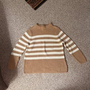 Talbots Stripped Sweater -- Petite Extra Large